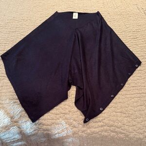 Simply Noelle Midnight Blue Buttoned Wrap-one size